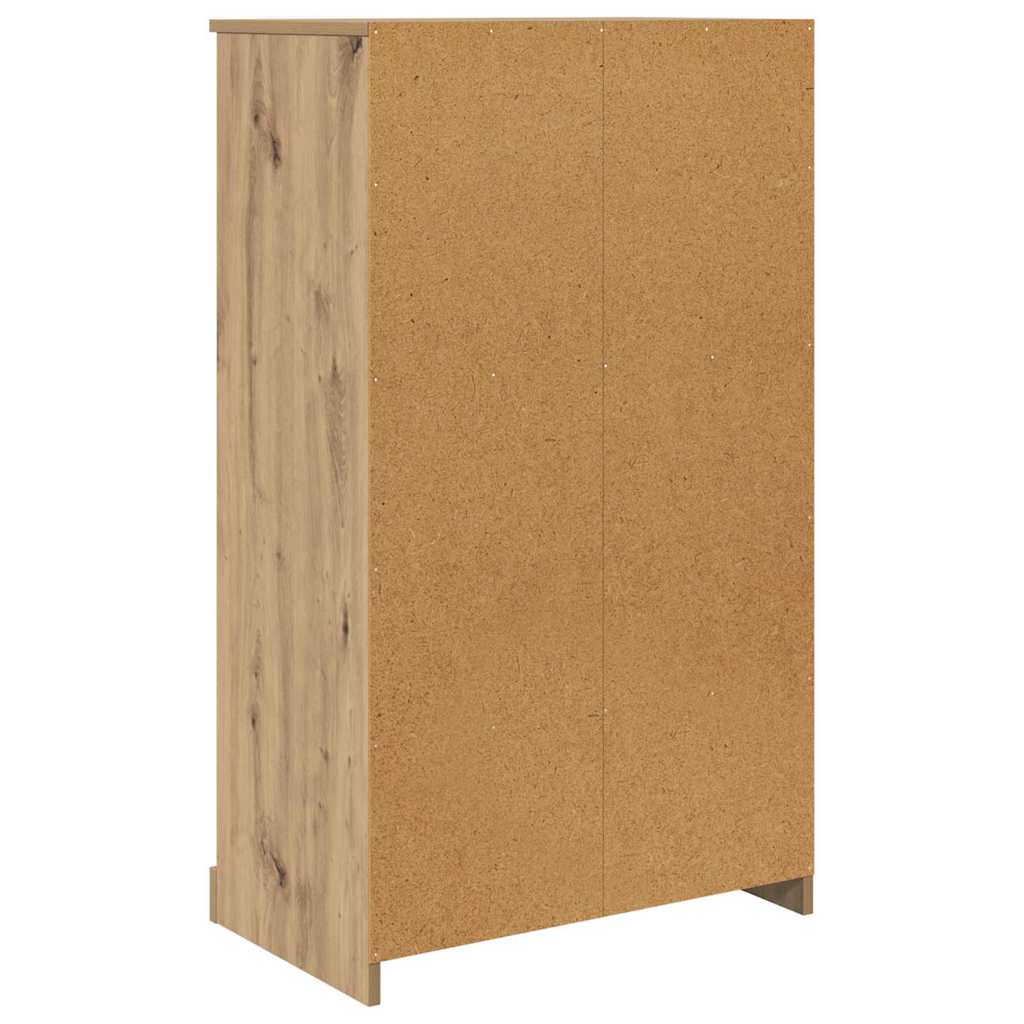 Highboard 3 pcs Artisan Oak 132 x 35.5 x 103.5 cm