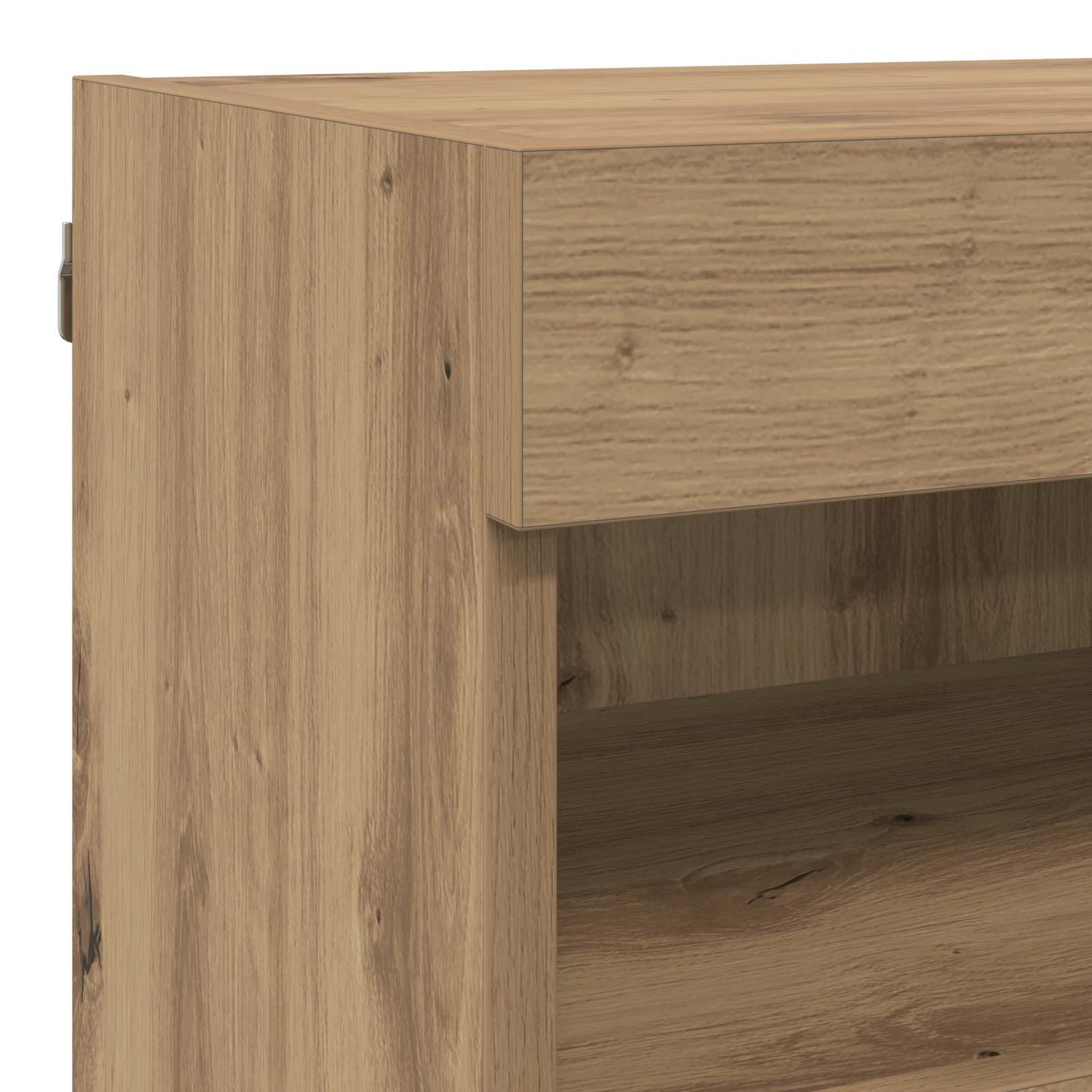 TV Wall Units with LED 5 pcs Artisan Oak Engineered Wood