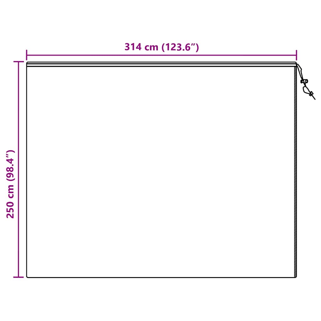 Frost Protection Plant Fleece Covers 3 pcs White 2.5 x 3.14 m