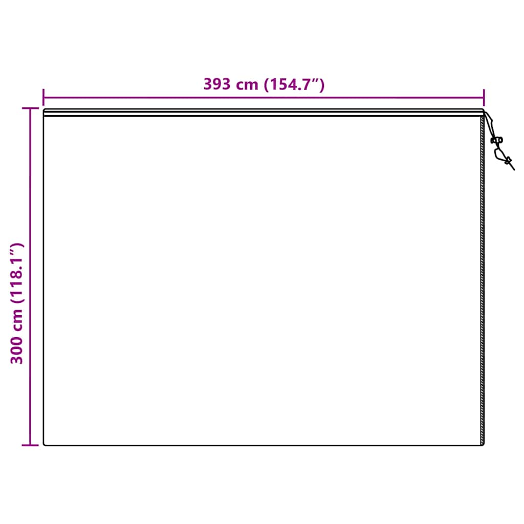 Frost Protection Plant Fleece Covers 3 pcs White 3 x 3.93 m