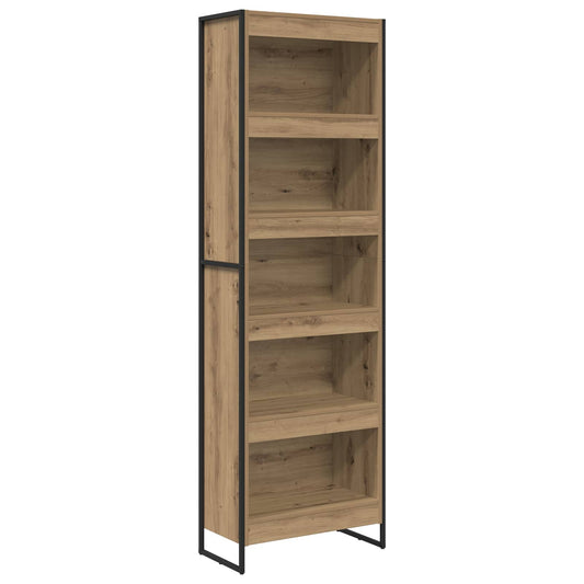 Book Cabinet 60 x 30 x 189.5 cm Engineered Wood Artisian Oak