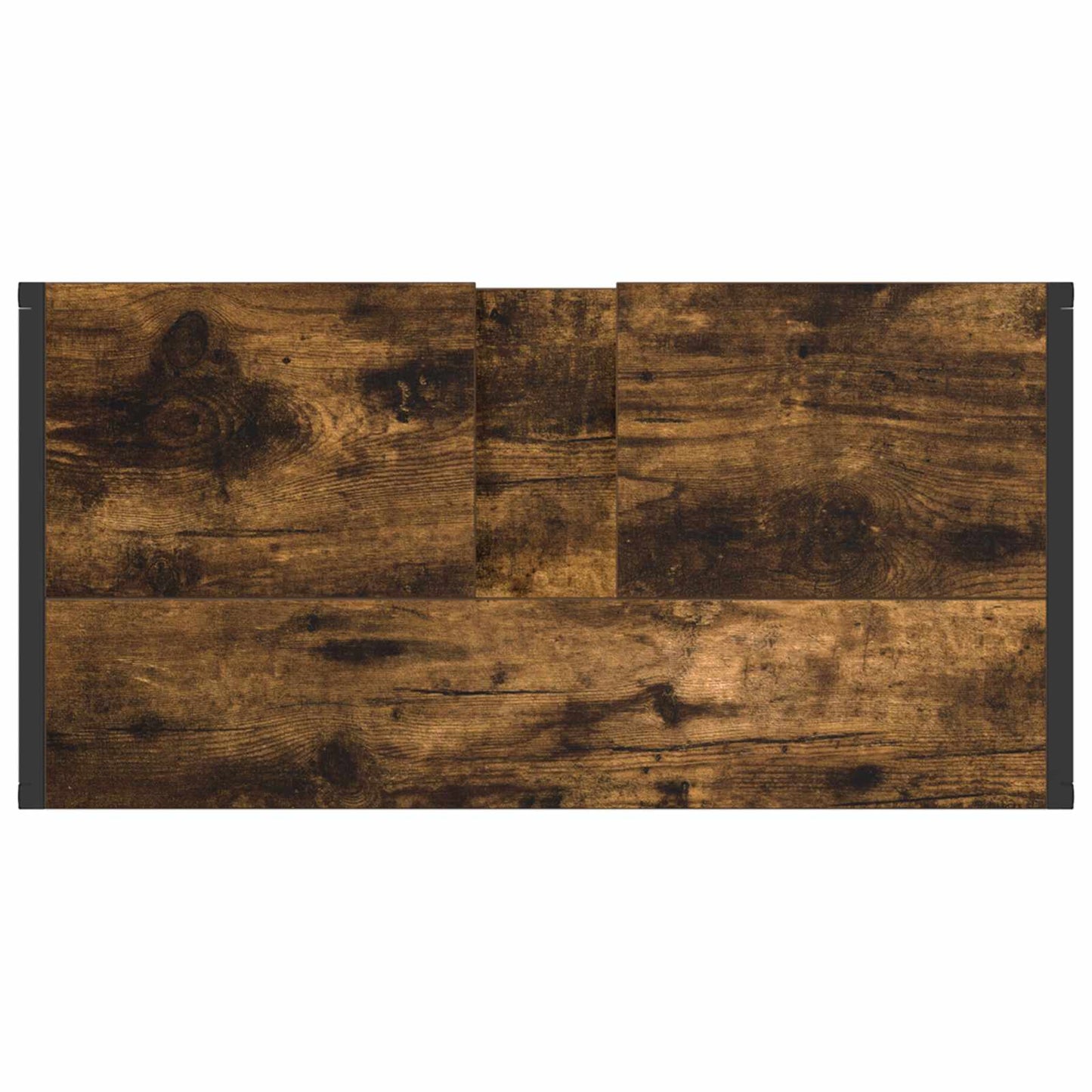 Bathroom Furniture Set 4 pcs Smoked Oak Engineered Wood
