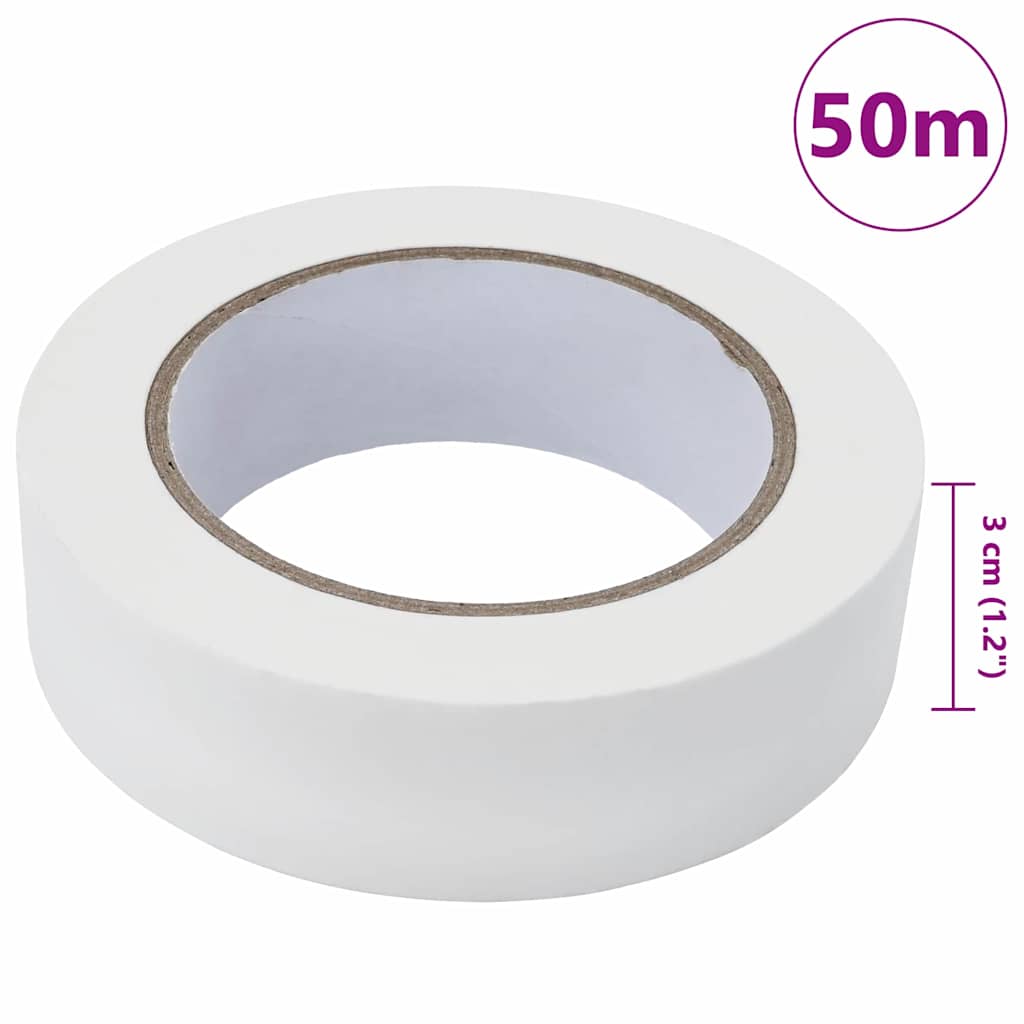 Painter Masking Tapes 6 pcs White 30mm x 50m Paper