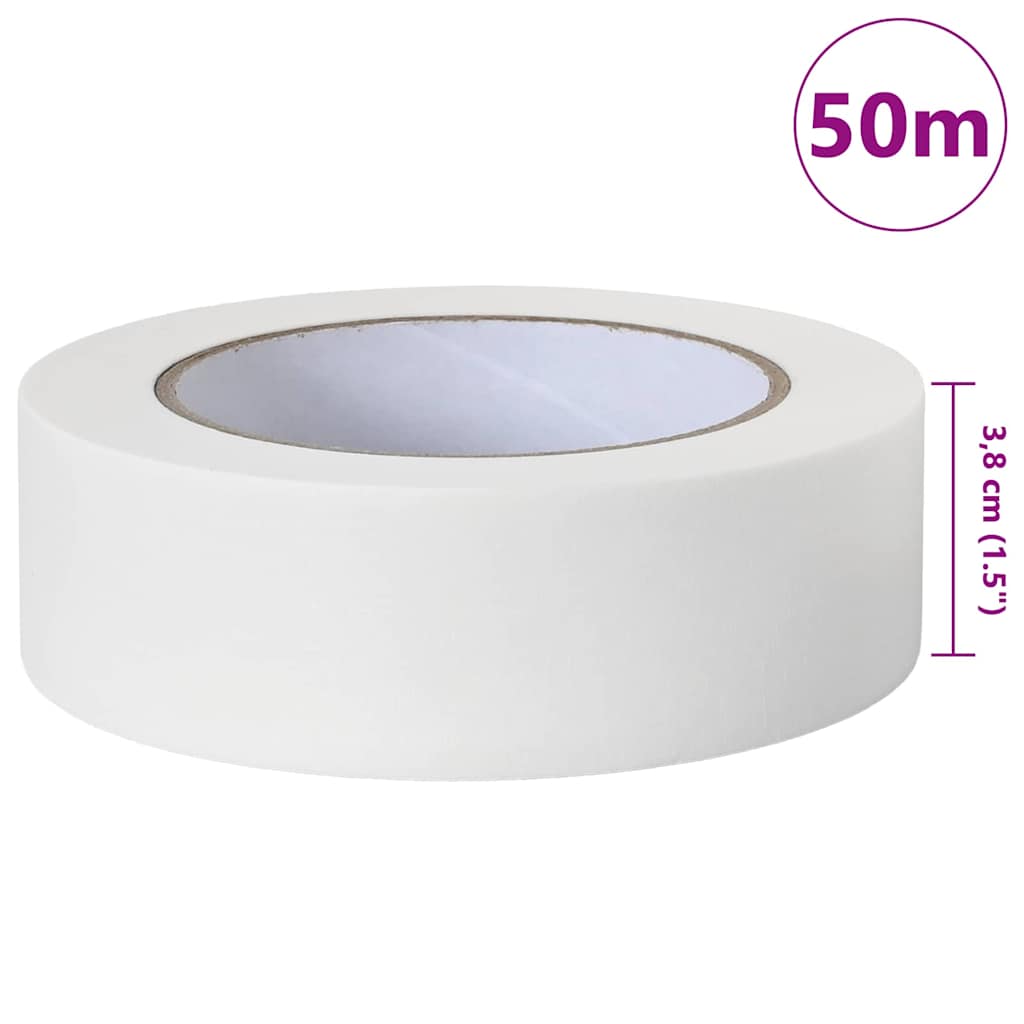 Painter Masking Tapes 24 pcs White 38mm x 50m Paper