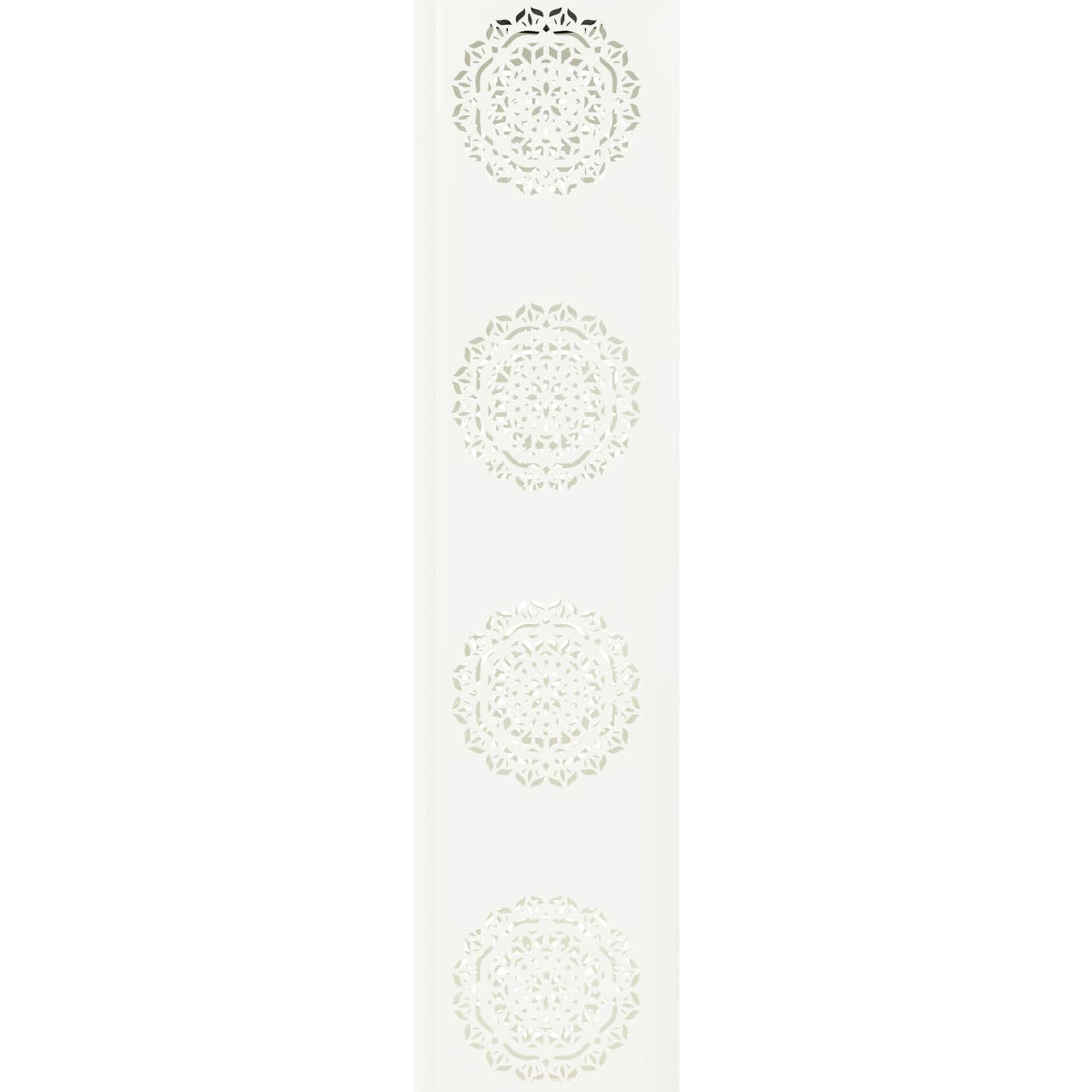 Solar LED Pathway Light 2 pcs Warm White 18 x 18 x 80 cm