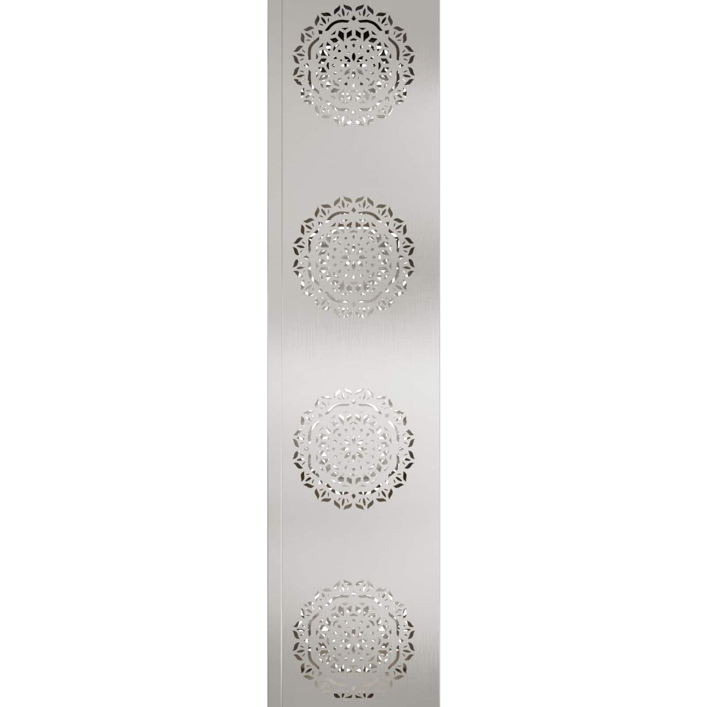 Solar LED Pathway Light 2 pcs Warm White 18 x 18 x 80 cm