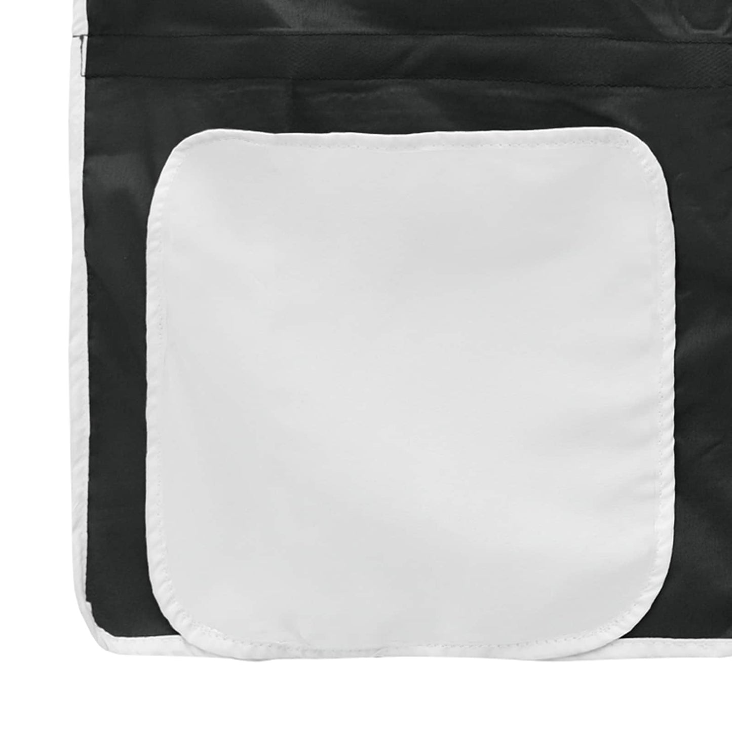 Kids'Bunk Bed Frame with Curtains White and Black 107 x 203 cm