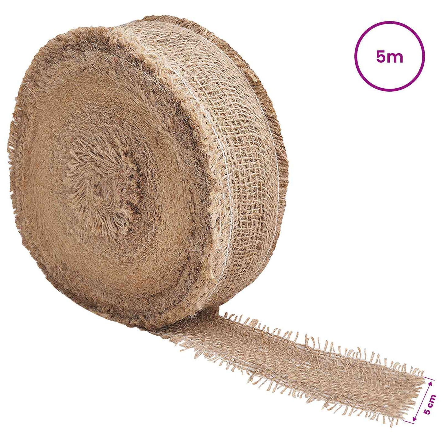 Jute Roll 5 x 500 cm Natural