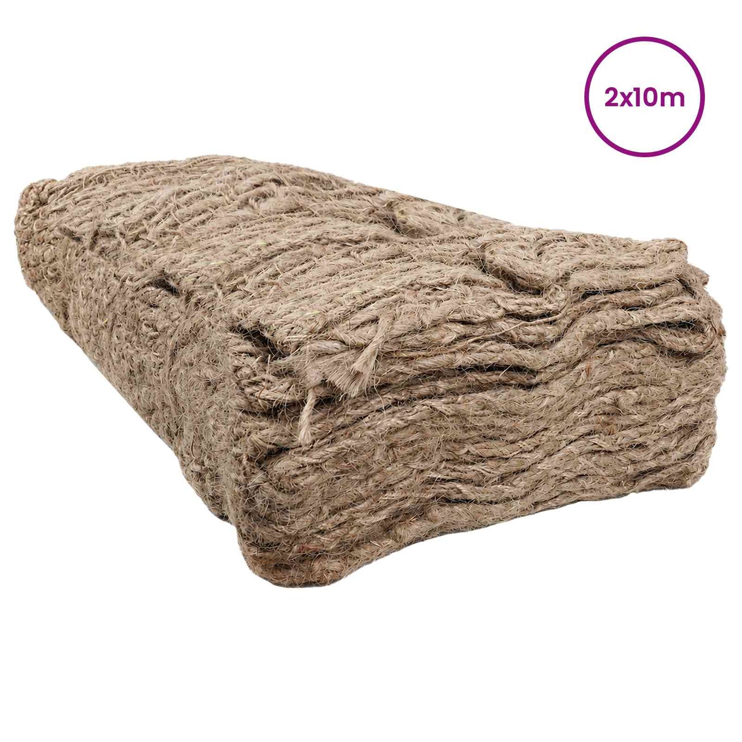 Jute Embankment Mat Natural 2 x 10 m 100% Tossa Jute