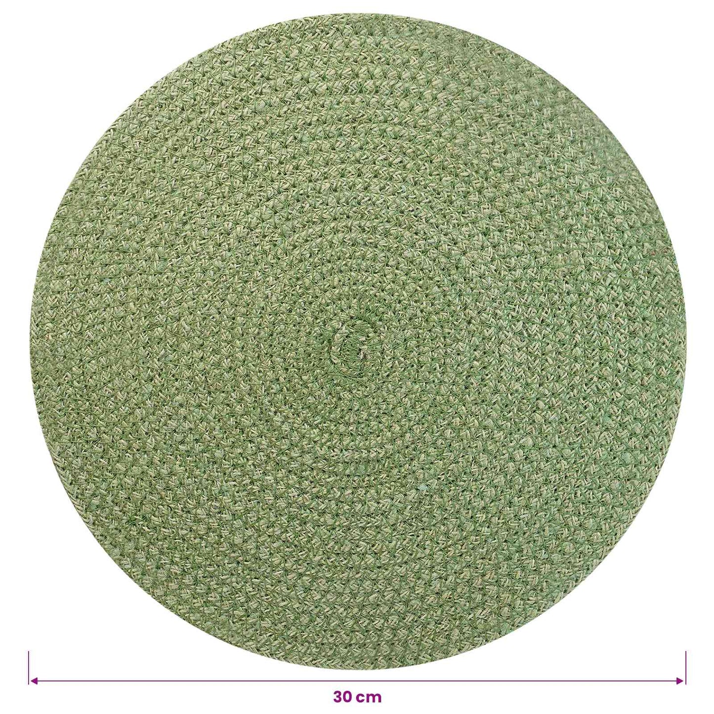 Jute Placemets 4 pcs Olive green 100% Tossa Jute