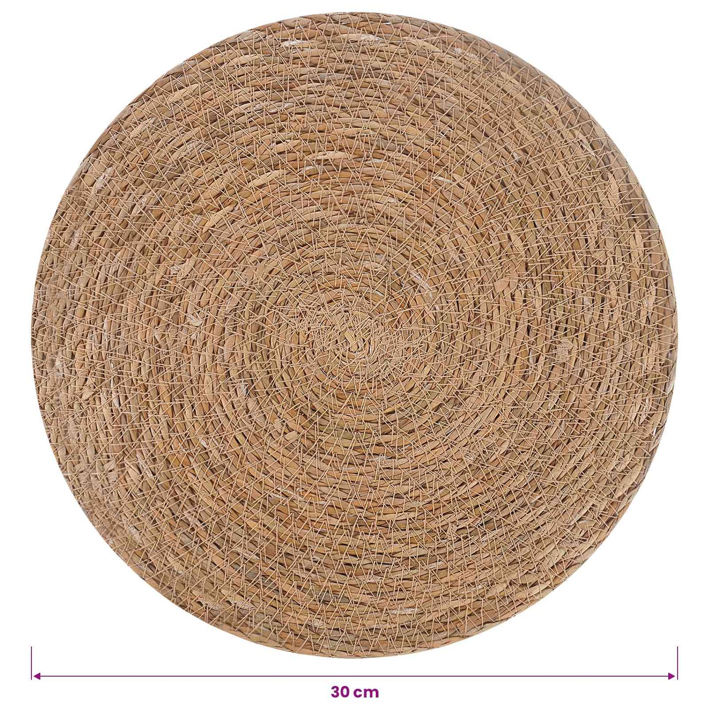 Seagrass Placemets 4 pcs Natural 100% Seagrass