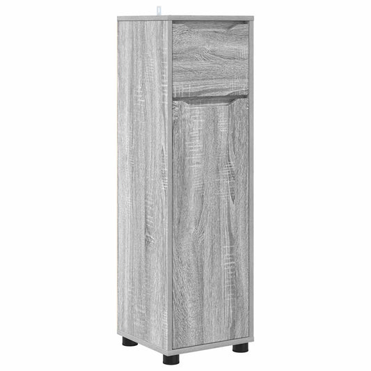 Bathroom Cabinet Grey Sonoma 30.5 x 30 x 101 cm Engineered Wood