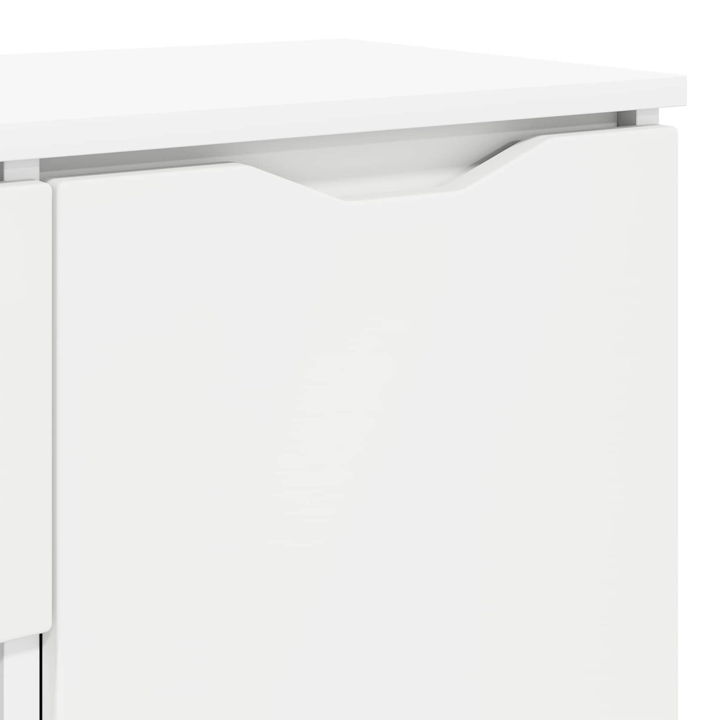 Sideboard White 100 x 30 x 65.6 Engineered Wood