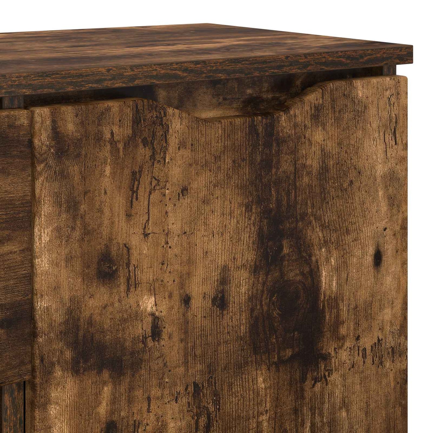 Sideboard Smoked Oak 100 x 30 x 65.6 Engineered Wood