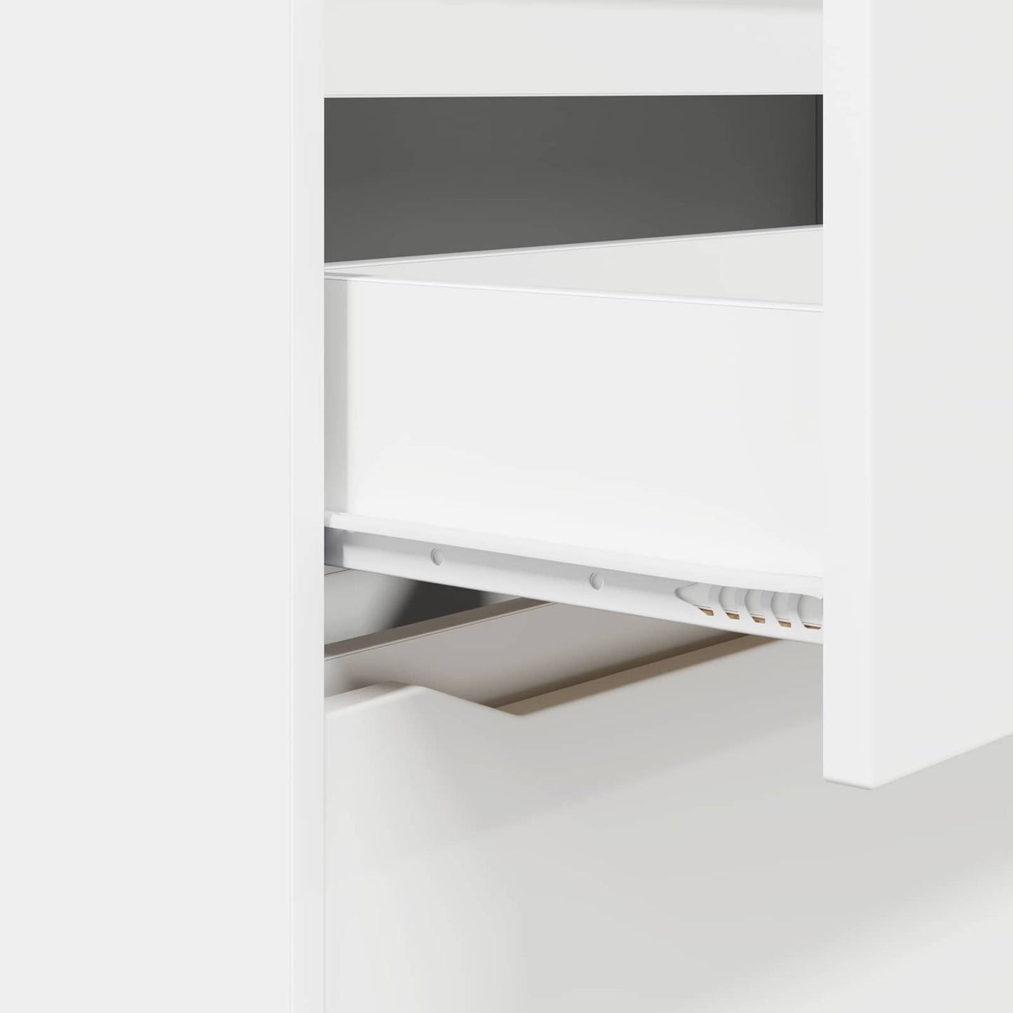 Storage Cabinet 80 x 48 x 57 cm Engineered Wood White