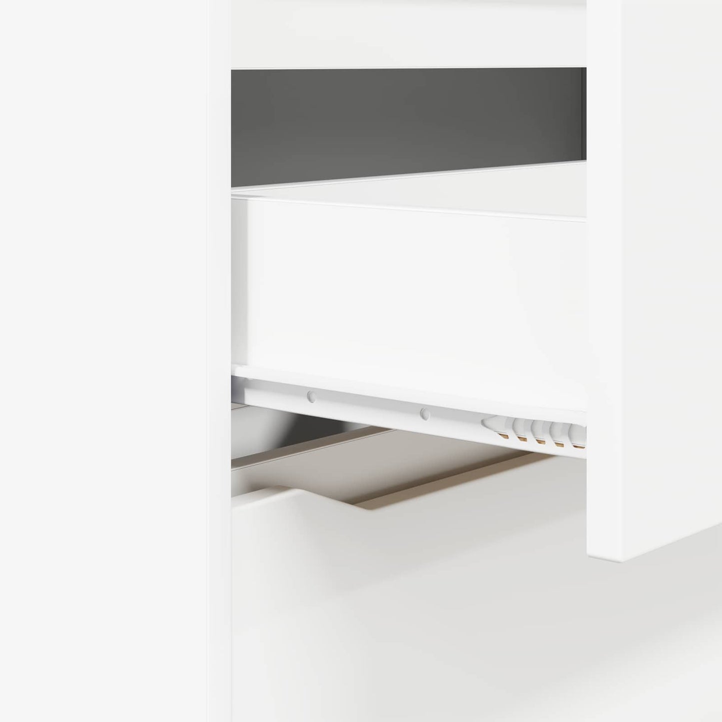 Storage Cabinet 80 x 31 x 81 cm Engineered Wood White