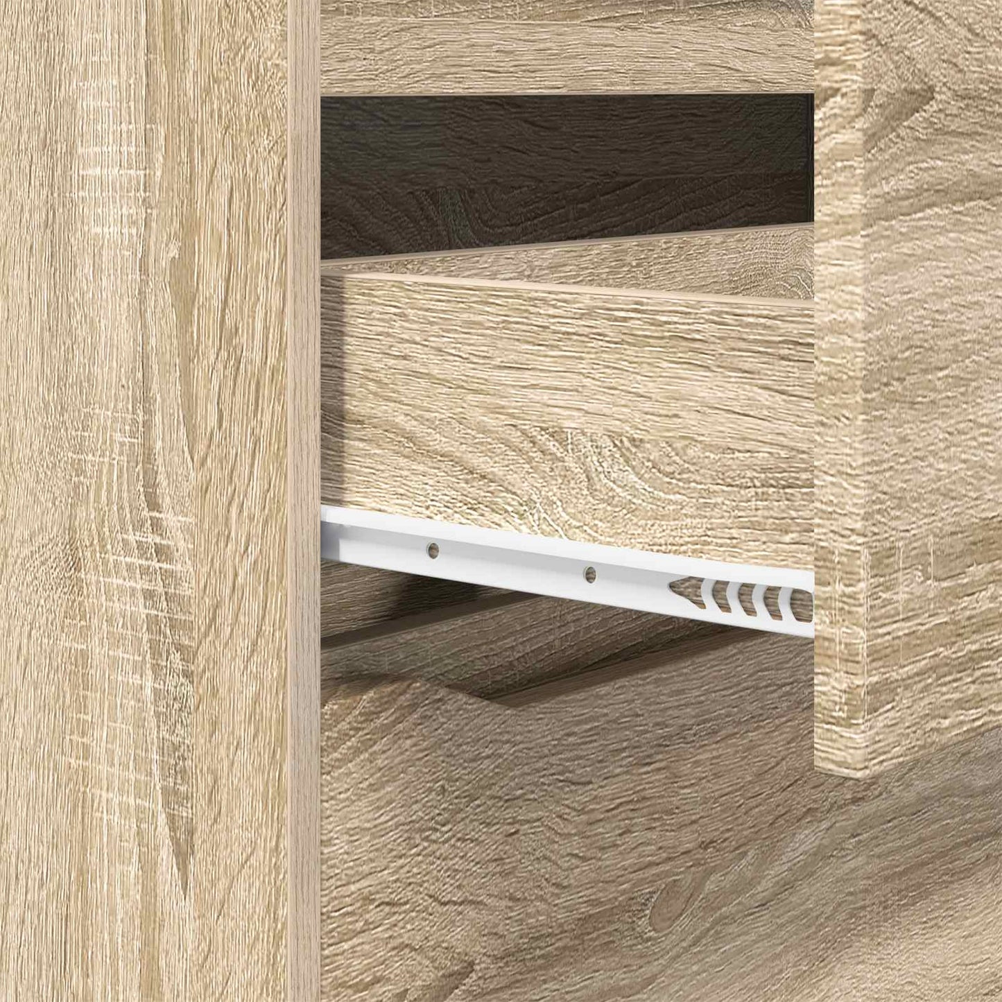 Storage Cabinet 80 x 31 x 81 cm Engineered Wood Sonoma Oak