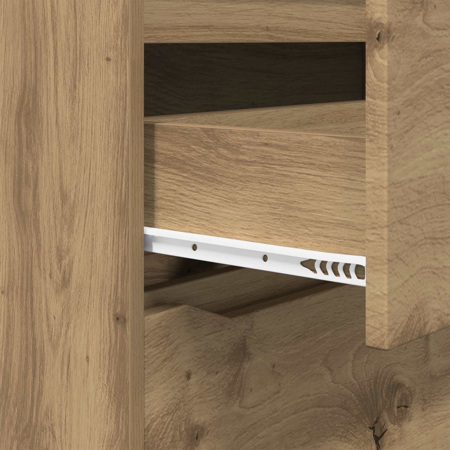 Storage Cabinet 80 x 31 x 81 cm Engineered Wood Artisan Oak