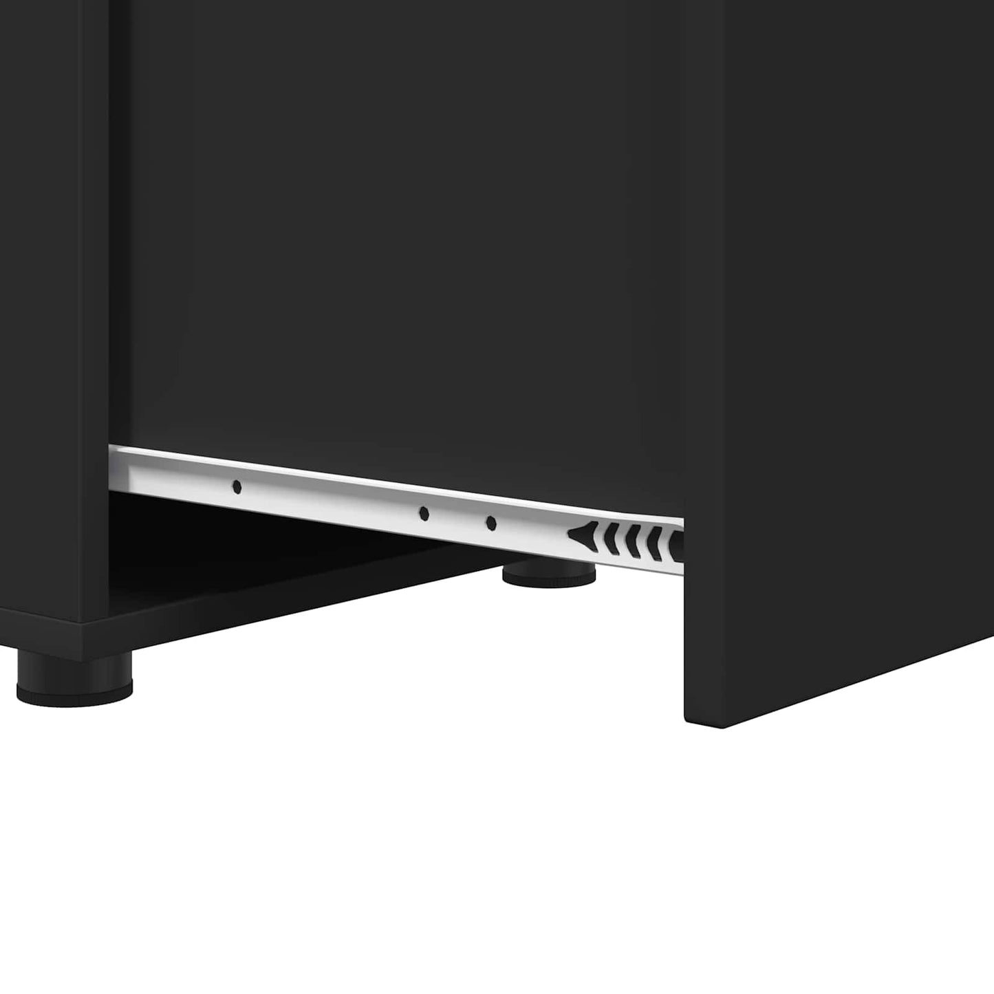Bathroom Cabinet 40.5 x 40 x 44 cm Engineered Wood Black