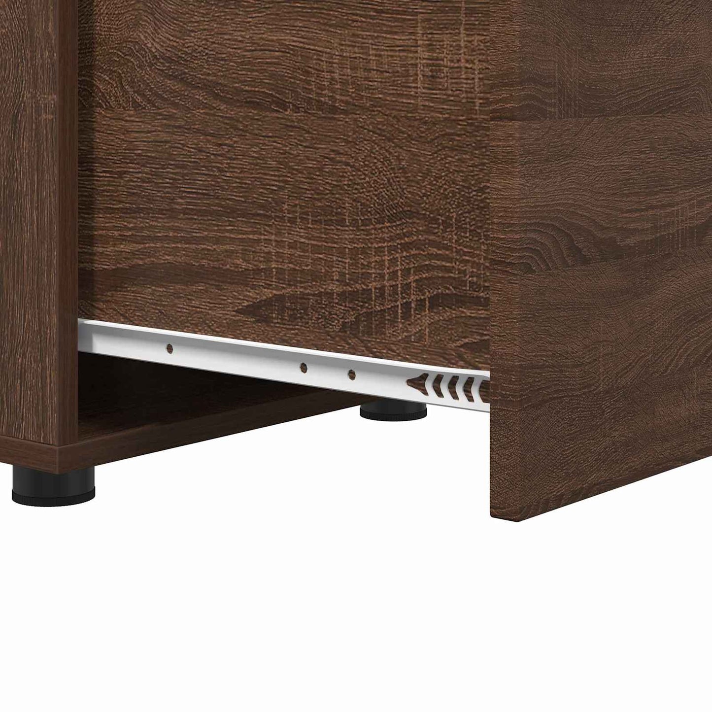 Bathroom Cabinet 40.5 x 40 x 44 cm Engineered Wood Brown Oak