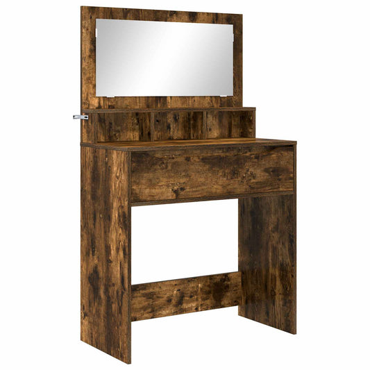 Bedroom Dressing Tables Smoked Oak 80 x 39.6 x 135 cm