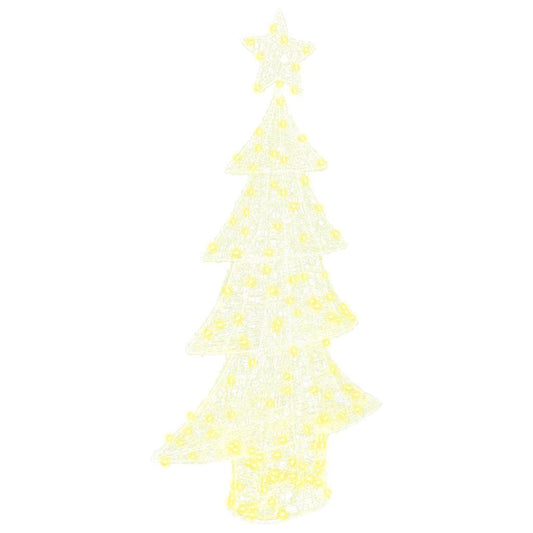 Christmas Tree 160 LEDs Warm white 150 cm Acrylic