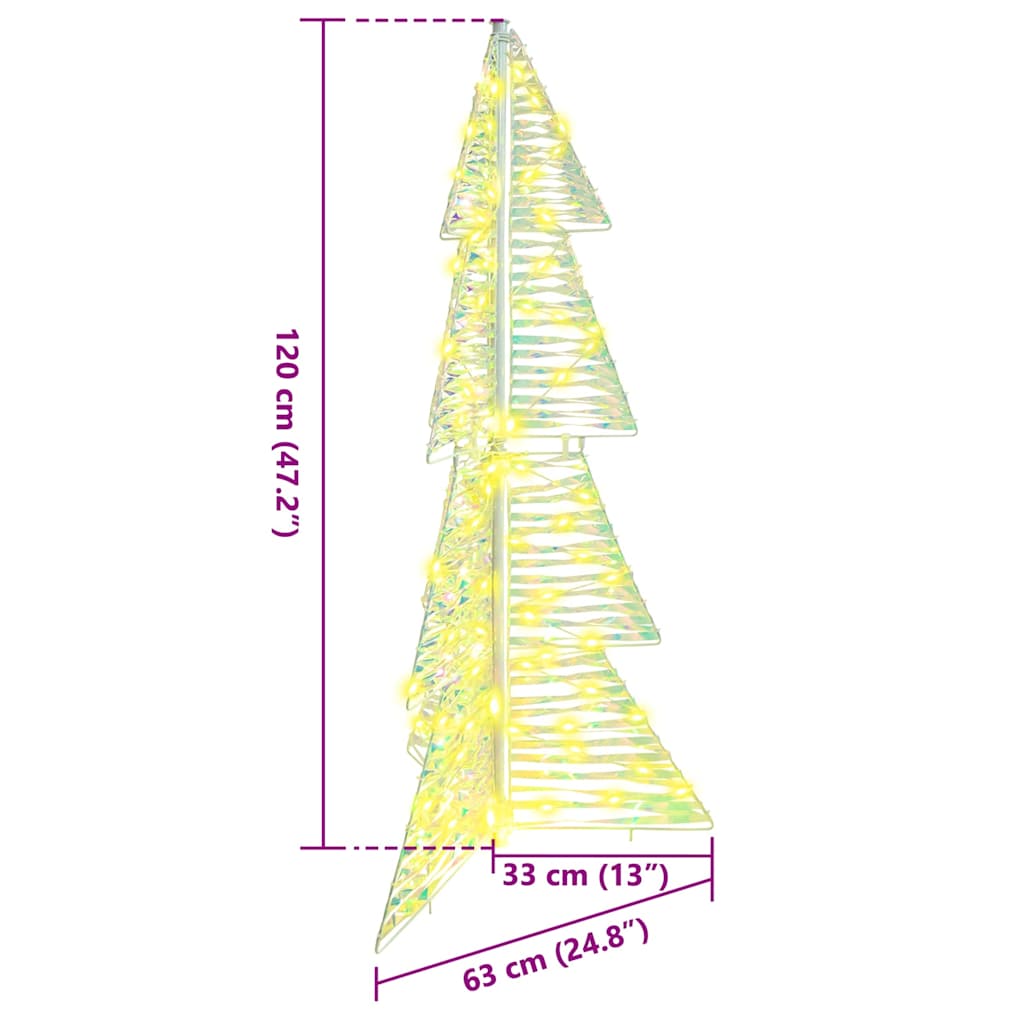 Christmas Tree 100 LEDs Warm White 120 cm PET
