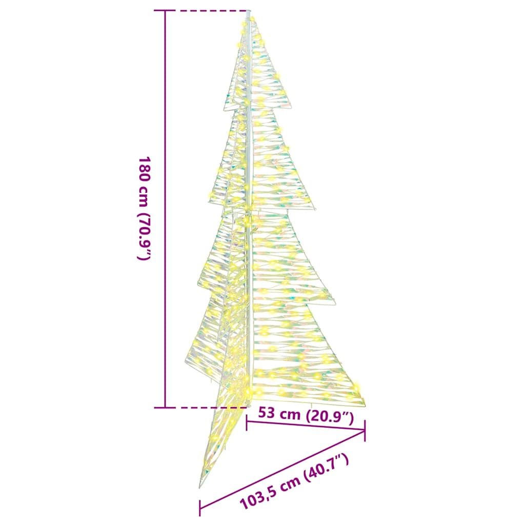 Christmas Tree 240 LEDs Warm White 180 cm PET