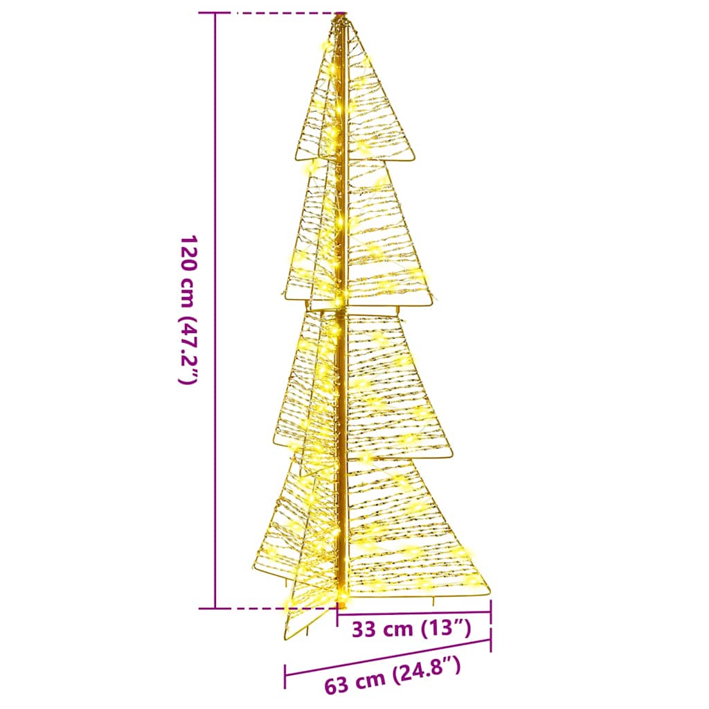 Christmas Tree 100 LEDs Warm White 120 cm PET