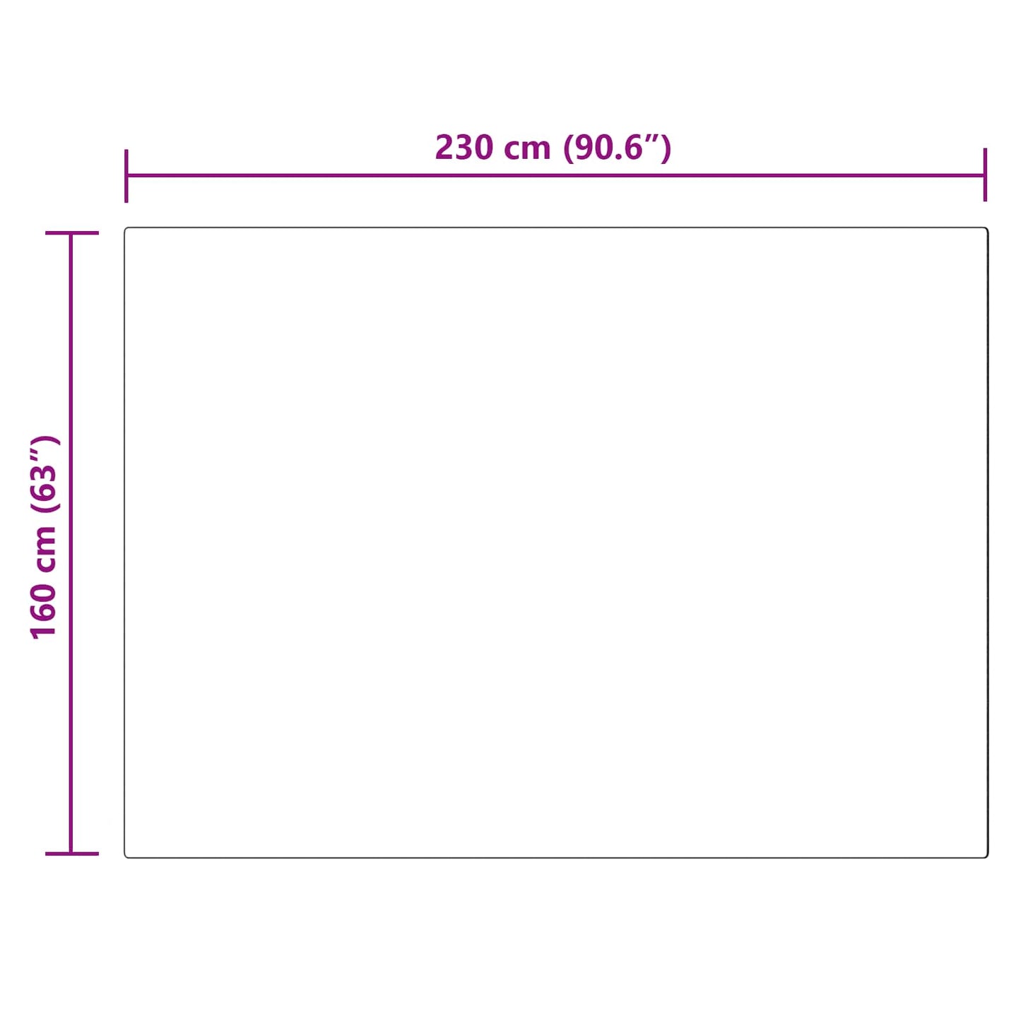 Faux Sheepskin Rug TAFALLA White 160 x 230 cm Polyester