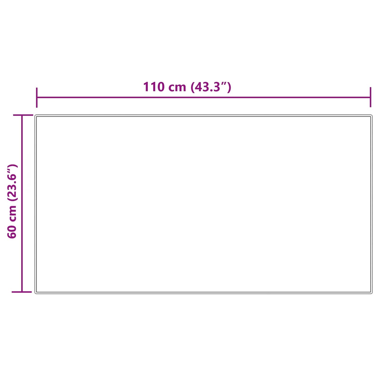 Faux Sheepskin Rug TAFALLA Cream 60 x 110 cm Polyester