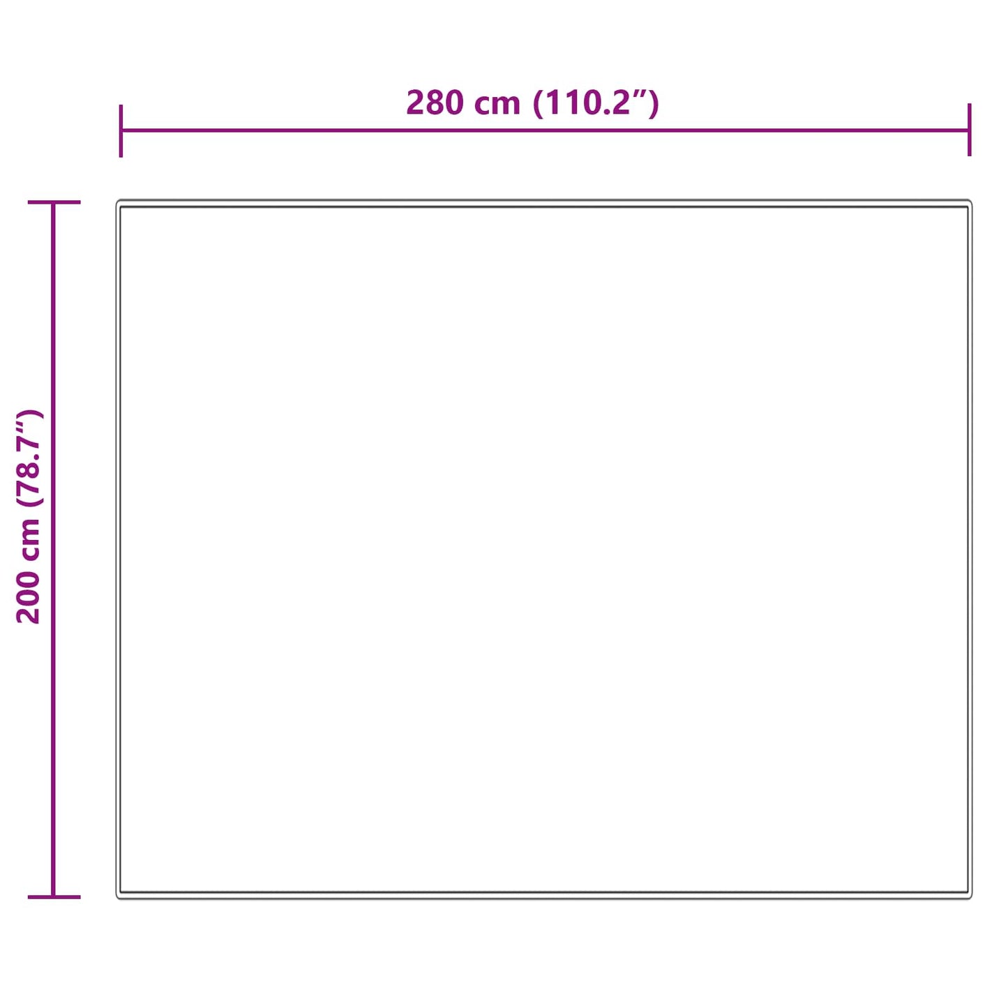 Faux Sheepskin Rug TAFALLA Cream 200 x 280 cm Polyester