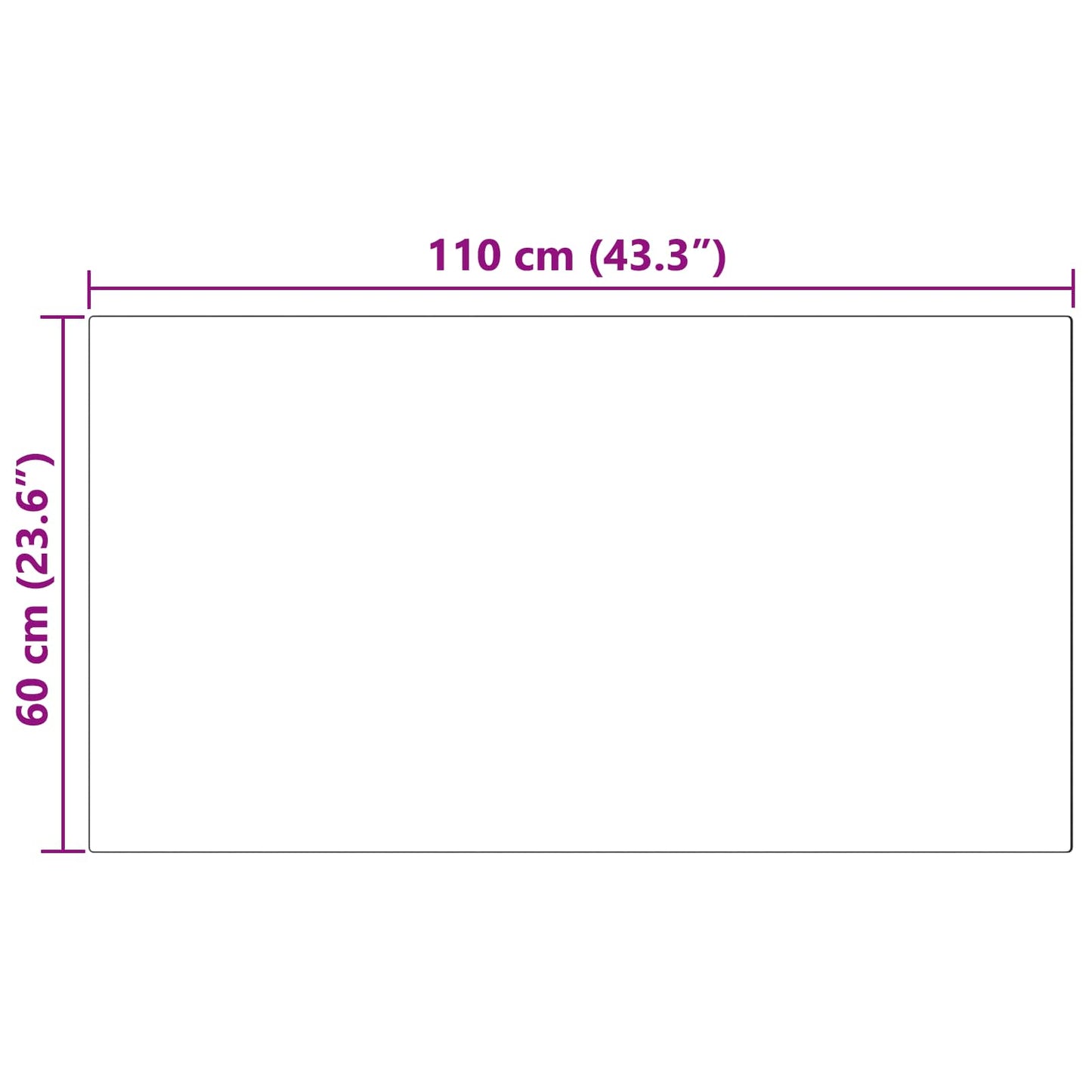 Faux Sheepskin Rug TAFALLA Pink 60 x 110 cm Polyester