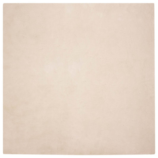Anti-Slip Faux Rabbit Fur Rug OLITE Taupe 160 x 160 cm