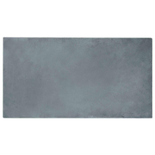 Anti-Slip Faux Rabbit Fur Rug OLITE Anthracite 80 x 150 cm