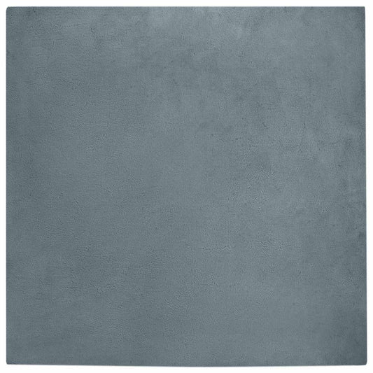 Anti-Slip Faux Rabbit Fur Rug OLITE Anthracite 160 x 160 cm