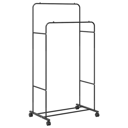 Clothes Rack Black 80 x 53 x 156 cm