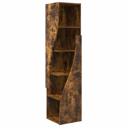 Corner Cabinet 32x32x140cm Engineered Wood Smoked Oak