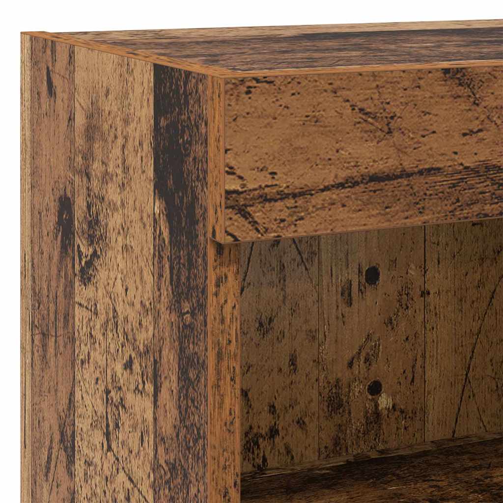 TV Wall Cabinet Set 5 pcs Old Wood Engineered Wood