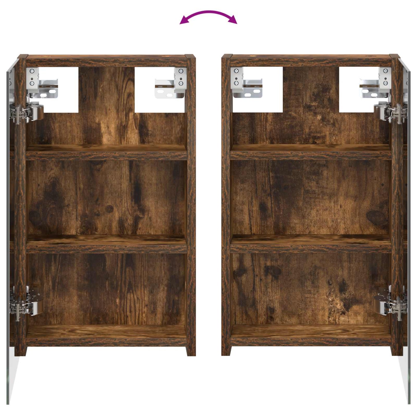 Bathroom Cabinet Set 3 pcs 100 x 10.5 x 50 cm Engineered wood