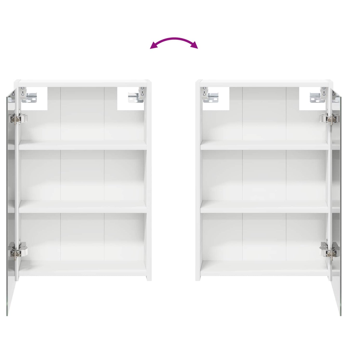 Bathroom Cabinet Set 3 pcs 116 x 16 x 62.5 cm Engineered wood