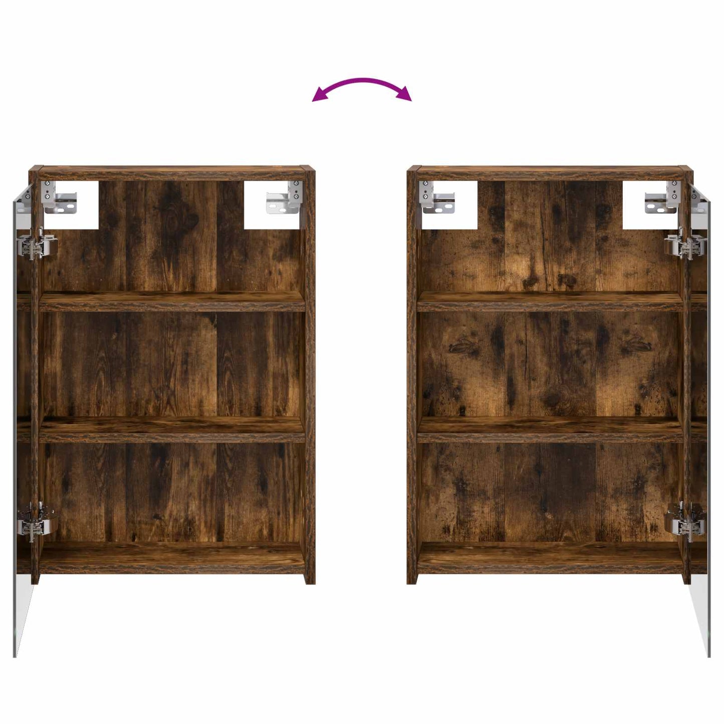 Bathroom Cabinet Set 3 pcs 116 x 16 x 62.5 cm Engineered wood