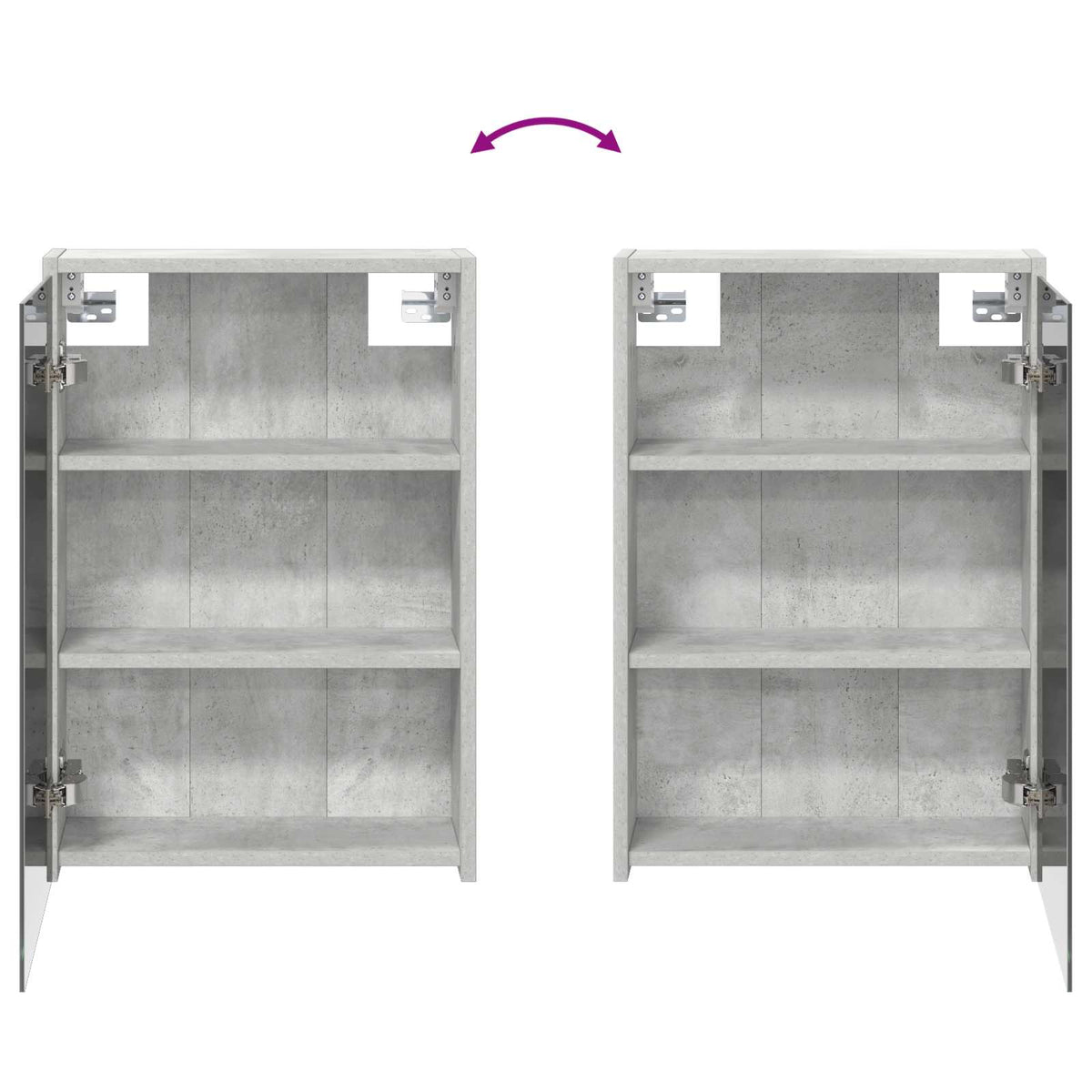 Bathroom Cabinet Set 3 pcs 126 x 16 x 62.5 cm Engineered wood