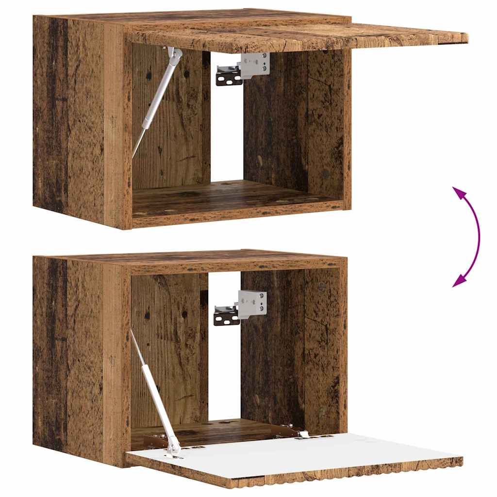 TV Wall Cabinet 39 x 31 x 29.5 cm Smoked Oak Engineered Wood