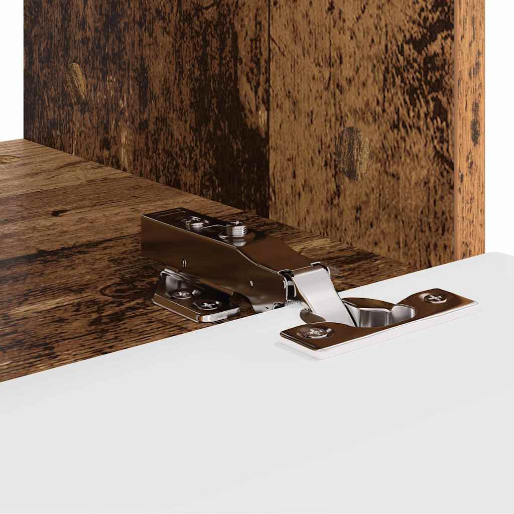 TV Wall Cabinet 2 pcs Old Wood Engineered Wood
