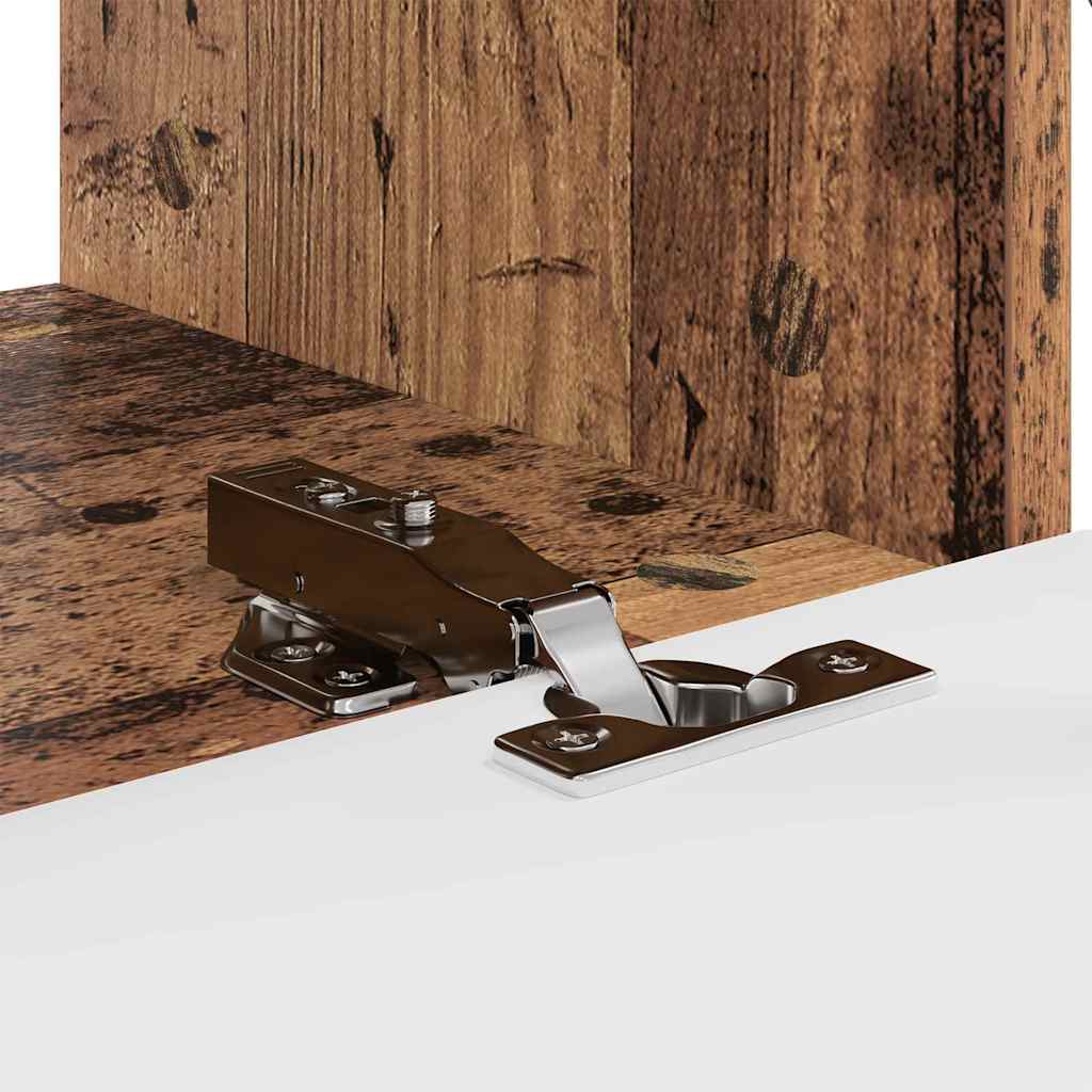 TV Wall Cabinet 2 pcs Old Wood Engineered Wood