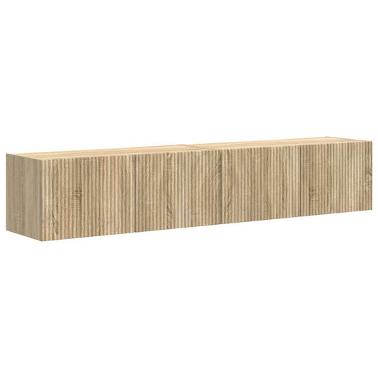 TV Wall Cabinet 2 pcs Sonoma Engineered Wood