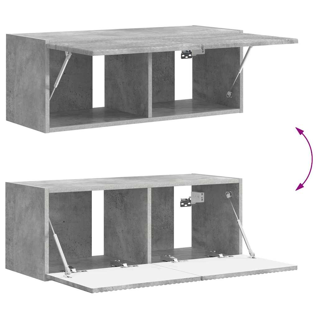 TV Wall Cabinet 78.5 x 31 x 29.5 cm Concerte Engineered Wood