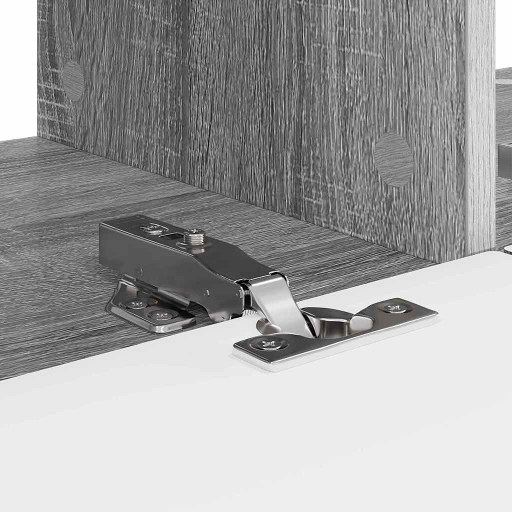 TV Wall Cabinet 2 pcs Grey Sonoma Engineered Wood