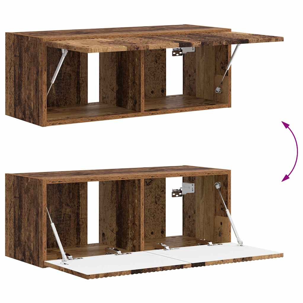 TV Wall Cabinet 78.5 x 31 x 29.5 cm Old Wood Engineered Wood